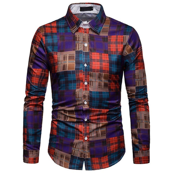 ZUSIGEL Mens Shirts Casual Slim Fit Spring Autumn Long Sleeve