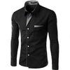 Hot Sale New Fashion Camisa Masculina Long Sleeve Shirt Men
